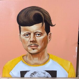 “Hip John Kennedy” Canvas Print